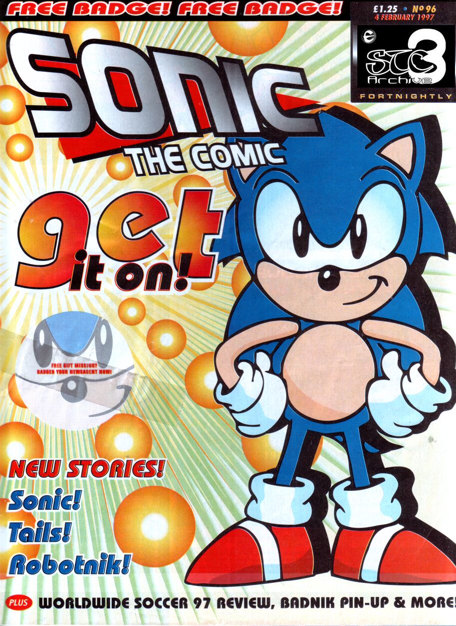 Sonic - The Comic Issue No. 096 Cover Page